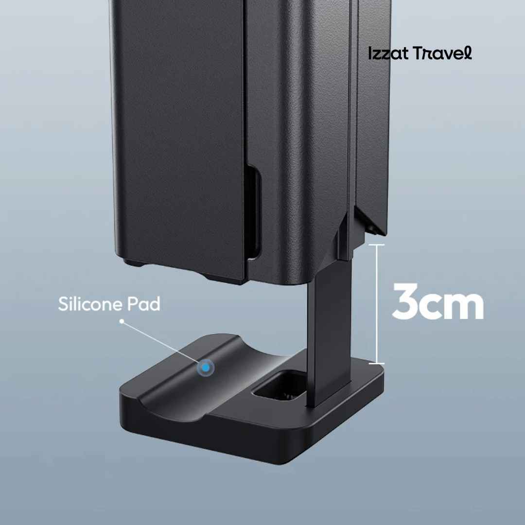 Tazzi™ WingClip 360° Hands-Free Travel Mount