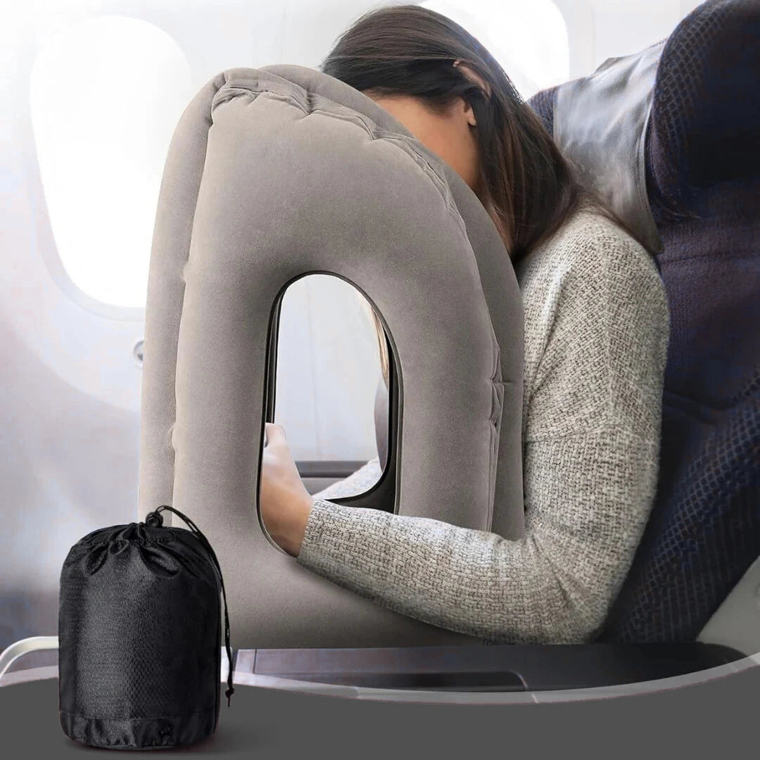 Tazzi™ Pod - The Ergonomic Inflatable Travel Pillow | Izzat Travel