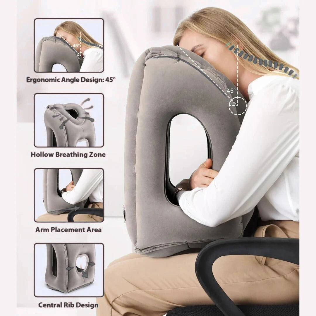Tazzi™ Pod - The Ergonomic Inflatable Travel Pillow | Izzat Travel