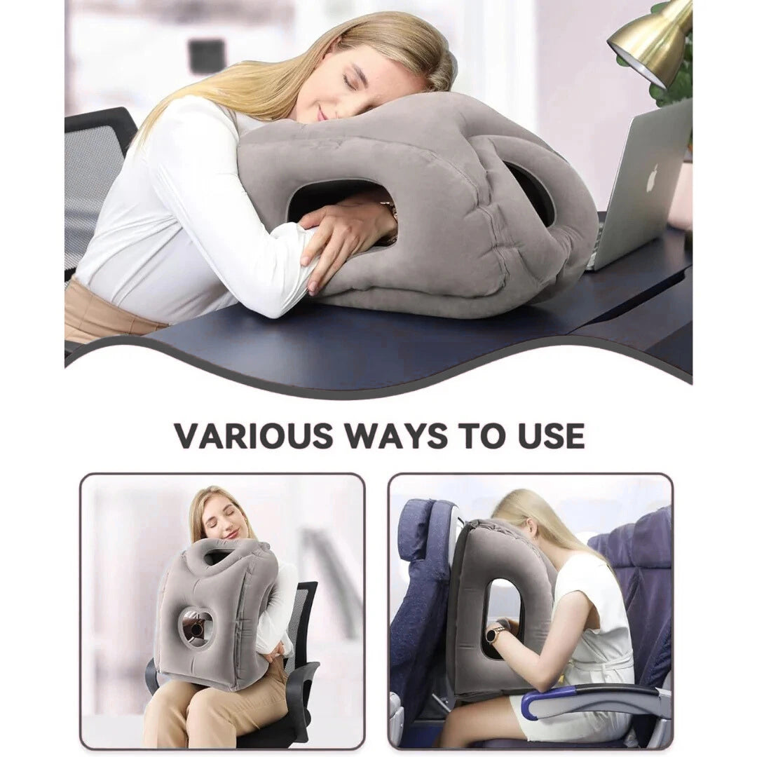 Tazzi™ Pod - The Ergonomic Inflatable Travel Pillow | Izzat Travel