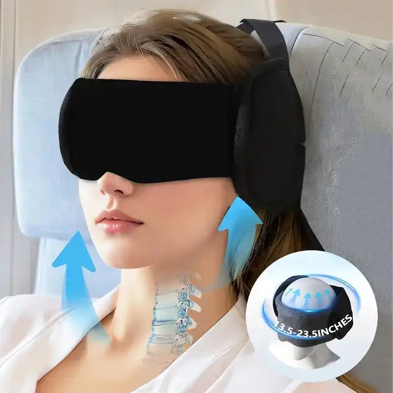Tazzi DreamNest — Ergonomic 360° Head & Neck Support for Travel