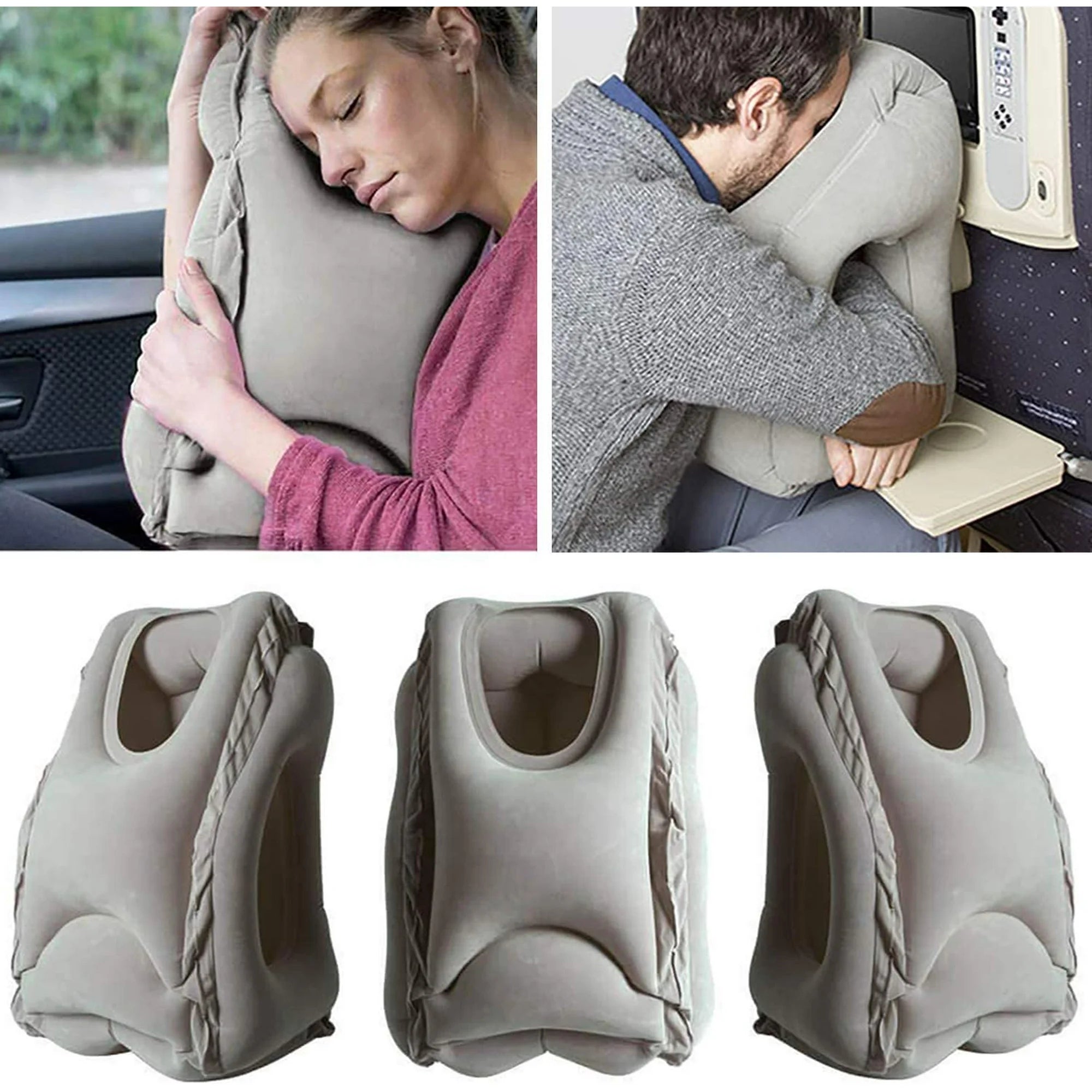 Tazzi™ Pod - The Ergonomic Inflatable Travel Pillow | Izzat Travel