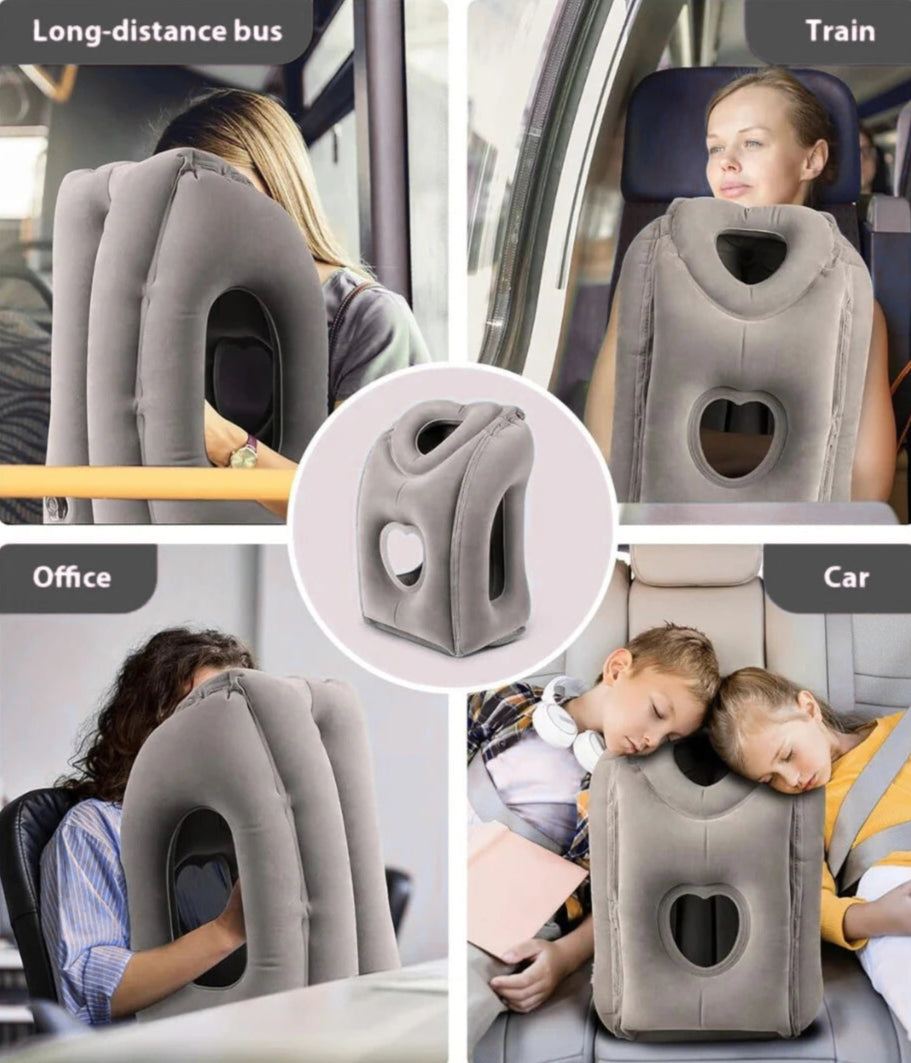 Tazzi™ Pod - The Ergonomic Inflatable Travel Pillow | Izzat Travel